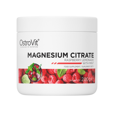 Магния цитрат OstroVit - Vegan Magnesium Citrate (200 грамм) Малиновый лимонад с мятой Киев