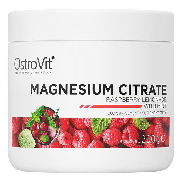 Магния цитрат OstroVit - Vegan Magnesium Citrate (200 грамм) Малиновый лимонад с мятой Киев