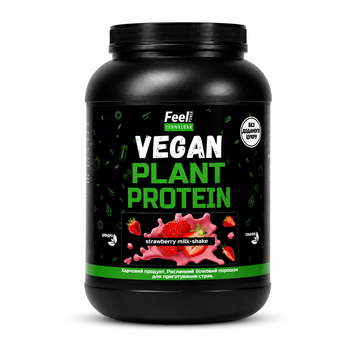 Веганский растительный протеин &laquo;Изолят горохового белка&raquo; - Vegan plant protein &laquo;Іsolate pea protein&raquo; (Клубичный милкшейк) 900 г Киев