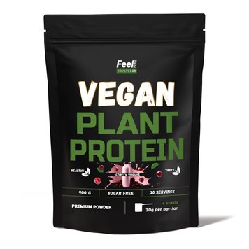 Vegan Plant Protein ''Blend'' Feel Power 100% Vegan - ''Протеїнова cуміш" (Вишневий йогурт) 900 г Київ