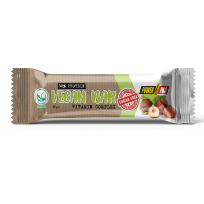 Батончик Power Pro Vegan Bar Sugar Free, 60 грам - горіхи, протеїни та сухофрукти Київ