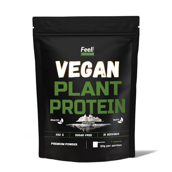 Веганський рослинний протеїн «Ізолят соєвого білку» - Vegan plant protein “Іsolate soy protein”  (Натуральний) 450 г Київ