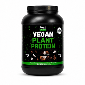 Веганський рослинний протеїн &laquo;Суміш&raquo; - Vegan plant protein &ldquo;Вlend&rdquo; (Кокос + шоколад) 900 г Київ