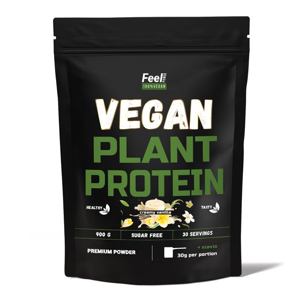 Веганський рослинний протеїн «Суміш» - Vegan plant protein “Вlend” (Ніжна ваніль) 900гp Київ