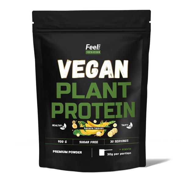 Веганський рослинний протеїн «Суміш» - Vegan plant protein “Вlend” (Банановий рай) 900 г Київ