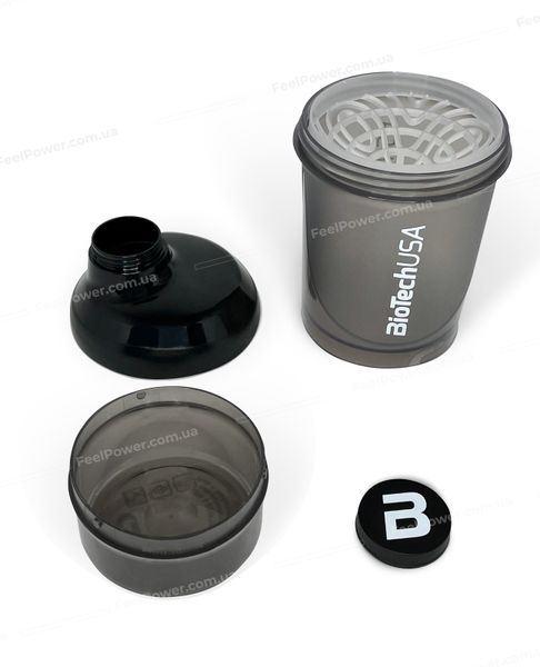 BioTech Shaker Wave Mini (300 мл+150мл) черный Киев