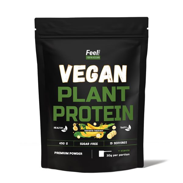 Веганський рослинний протеїн «Суміш» - Vegan plant protein “Вlend” (Банановий рай) 450 г Київ