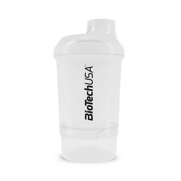 BioTech Shaker Wave Mini (300 мл+150мл) білий Київ