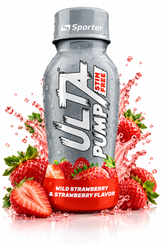 Предтренировочный комплекс Sporter Ulta Pre-Workout stim free Vegan 100 мл клубника-земляника Киев