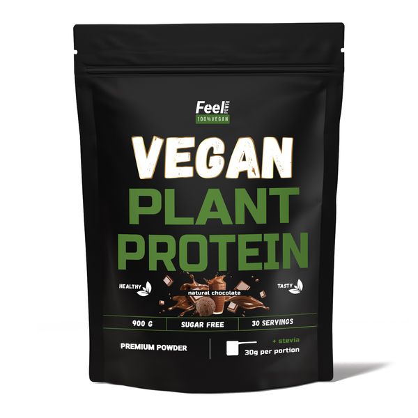 Веганський рослинний протеїн «Суміш» - Vegan plant protein “Вlend”  (Натуральний шоколад) 900 г Київ