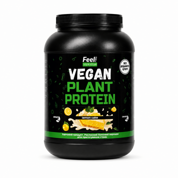 Веганський рослинний протеїн &laquo;Суміш&raquo; - Vegan plant protein &ldquo;Вlend&rdquo; (Лимонний чізкейк) 900г Київ