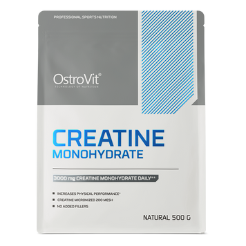 Креатини Моногидрат OstroVit Creatine Monohydrate (Натуральний) 500г Vegan Київ