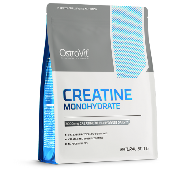 Креатини Моногидрат OstroVit Creatine Monohydrate (Натуральний) 500г Vegan Киев