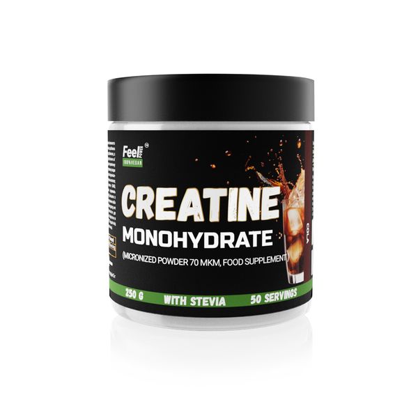 Creatine monohydrate Feel Power Vegan 250 г (Кола)vegan Киев