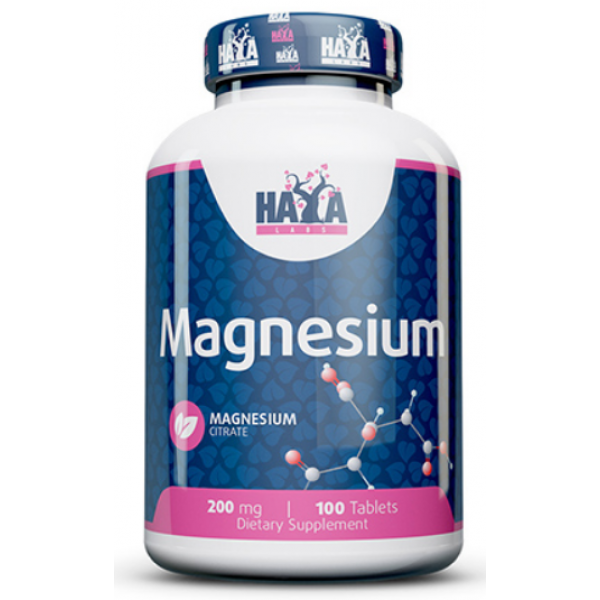 MAGNESIUM CITRATE 200 MG Haya Labs (50 веган таблеток) Київ