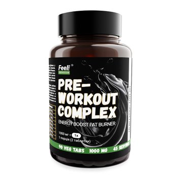 Предтренировочный комплекс - Pre-Workout Complex, 90 Veg Tablets Киев