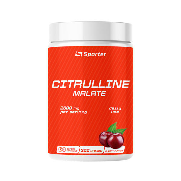 SPORTER VEGAN CITRULLINE MALATE - 300 Г (Вишня) Киев